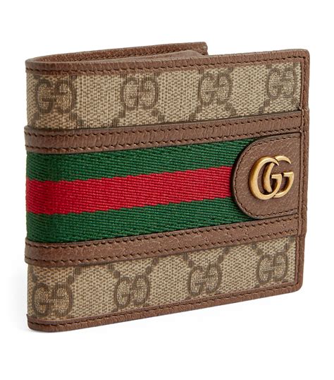 gucci made in italy boxed web supreme leather wallet|Gucci wallet new collection.